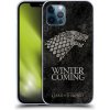 Pouzdro a kryt na mobilní telefon Apple Pouzdro Head Case Apple iPhone 12 / 12 Pro Hra o trůny - Stark - Winter is coming