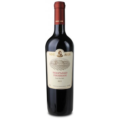 Wine Man LTD Pirosmani red polosuché červené 11,5% 0,75 l (holá láhev) – Hledejceny.cz