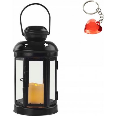 EMOS LED lucerna černá kulatá 18,5 cm 1x CR2032 vnitřní vintage časovač – Hledejceny.cz
