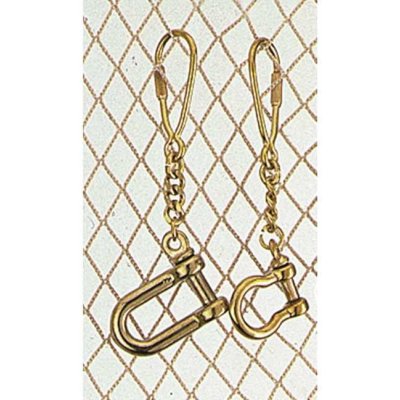 Přívěsek na klíče šekl malý s karabinkou mosaz – Sleviste.cz