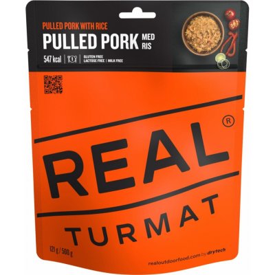 Real Turmat trhané vepřové maso s rýží 500 g – Zboží Dáma