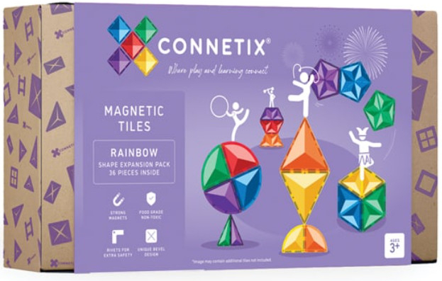 Connetix Tiles 36ks Rozšíření tvary