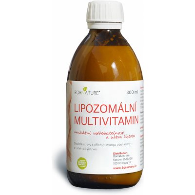 Bornature Lipozomální Multivitamin 300 ml