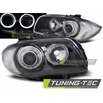 PŘEDNÍ SVĚTLOMETY BMW 1 E87, E81, 2004-2007, ANGEL EYES, ŠEDÉ