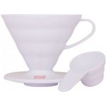 Hario Dripper V60-02 Plastic White – Sleviste.cz