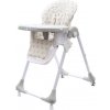 Jídelní židlička NEW BABY Gray Star ekokůže šedá