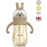 Neno Mio brown inovativní hrnek s brčkem 300ml – Zboží Dáma