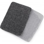 Nažehlovací záplaty riflové 5,3x7,9 cm, střední, 6 černá žíhaná – Zboží Mobilmania
