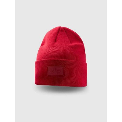 4F Unisex zimní čepice beanie s logem 4FWAW26ACAPM0835 Red – Hledejceny.cz