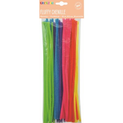 Playbox Chlupaté modelovací drátky 30 cm 50 ks 6 mm neonové – Sleviste.cz