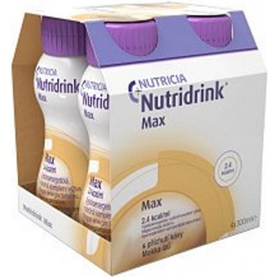 NUTRIDRINK MAX S PŘÍCHUTÍ KÁVY POR SOL 4X300ML – Hledejceny.cz