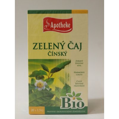 Apotheke BIO Zelený čaj 20 x 1,5 g – Zbozi.Blesk.cz