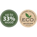 Prosperplast Květináč FURU SLIM ECO WOOD 30cm naturo