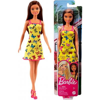 Barbie v šatech s motýlky 30cm ŽLUTÁ – Zboží Mobilmania