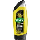 Sprchový gel Radox Men Lemon Tea Tree sprchový gel 250 ml