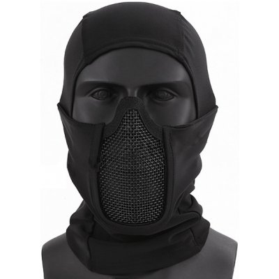 Emerson Gear Maska obličeje Shadow Warrior s kuklou černá – Zboží Dáma