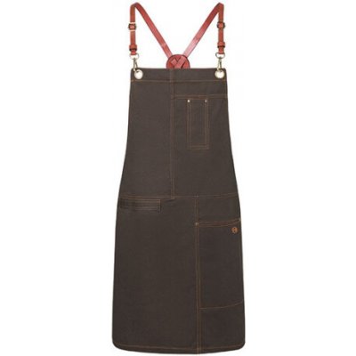 Karlowsky Gastro zástěra KY116 Chocolate 68x80cm – Hledejceny.cz