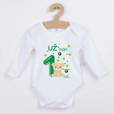 Cooltriko.cz dětské body Už mám 1 rok Zelená – Sleviste.cz