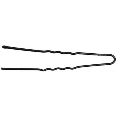 Waved hair pin - 45 mm 20 ks barva Black – Zboží Dáma