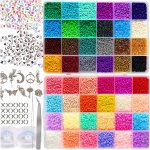 InnoVibe Korálky na výrobu náramků 107 dílů – Zboží Dáma