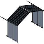 Palram Rozšiřovací modul 11x4,1 pro domky série Yukon 11 (antracit) – Zboží Dáma