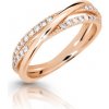 Prsteny Zodiax Zlatý dámský prsten se zirkony 1788 růžové zlato