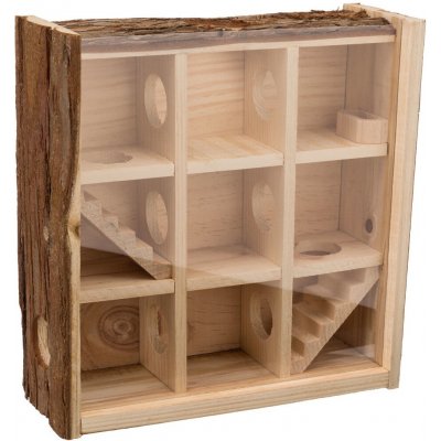 Natural Living věž/bludiště na hraní pro myši a zakrslé křečky 3 poschodí 30 x 30 x 10 cm – Hledejceny.cz