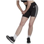 adidas Training Essentials 3-Stripes krátké punčochové kalhoty s vysokým pasem W HK9964 – Zboží Dáma