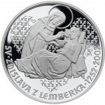 Česká mincovna 750. výročí úmrtí sv. Zdislavy z Lemberka 200 Kč 2002 stříbrná mince Proof 13 g – Zboží Dáma