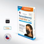 Nano M.ON Český antivirový nanorespirátor FFP2 Černá 5 ks – Hledejceny.cz