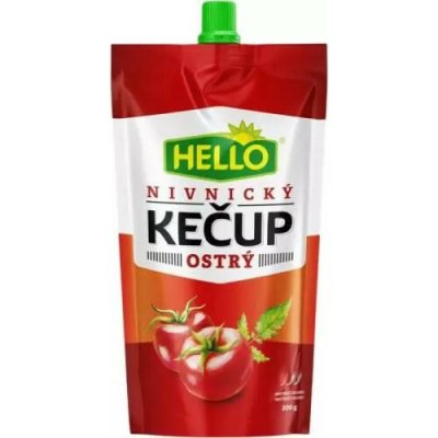 Hello kečup ostrý 200 ml – Hledejceny.cz