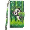 Pouzdro a kryt na mobilní telefon Sony Pouzdro Pattern PU kožené Sony Xperia 1 - panda