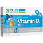 Plus Lékárna Vitamin D3 400 IU pro děti 30 kapslí – Hledejceny.cz