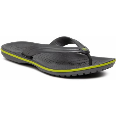 Crocs CROCBAND FLIP 11033-0A1 GRAPHITE/VOLT green