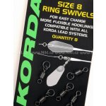 Korda Flexi Ring Swivels vel.8 – Zboží Mobilmania