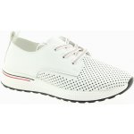 Looke kožené polobotky Liora white L1445_68 – Zboží Mobilmania