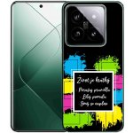mmCase na Xiaomi 14 Pro - citát 5 černé pozadí – Zboží Živě