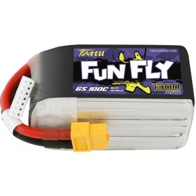 Tattu Baterie Funfly 100C 6S1P XT60 22.2 V 1300 mAh – Zboží Mobilmania