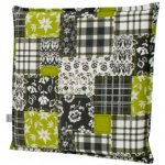 Doppler LIVING 8904 šedá/zelená 40 x 40 x 4 cm – Zboží Dáma