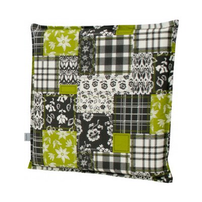 Doppler LIVING 8904 šedá/zelená 40 x 40 x 4 cm – Zboží Dáma