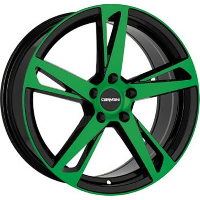 CARMANI 16 6,5x16 5x100 ET38 neon green polished – Hledejceny.cz