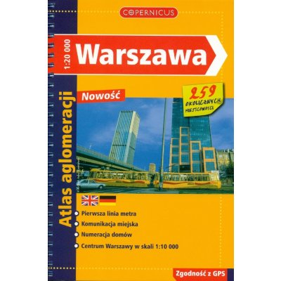 atlas Warszava aglomerace 1:20 t. – Zbozi.Blesk.cz