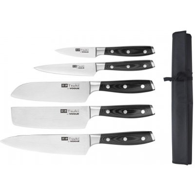 Tsuki 5dílná sada nožů s pouzdrem – Zboží Dáma