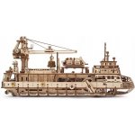 Ugears 3D mechanické puzzle výzkumné plavidlo Research Vessel 575 ks – Zboží Mobilmania