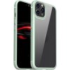 Pouzdro a kryt na mobilní telefon Apple Pouzdro AppleKing nárazuvzdorné transparentní s karbonovou texturou iPhone 11 Pro Max - zelené