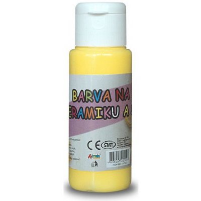 Creatoys akrylová barva na sklo a keramiku 60 ml žlutá – Hledejceny.cz