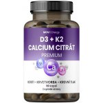 MOVit Vitamin D3 1000 IU + K2 75 mcg + Vápník Citrát 90 kapslí – Hledejceny.cz