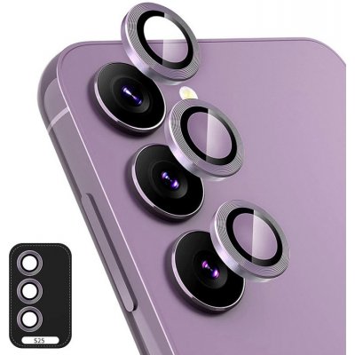 ENKAY 100751 ALU sklo pro fotoaparát Samsung Galaxy S25 5G Purple – Zboží Živě