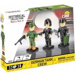 Cobi 2053 3 figurky s doplňky Němečtí tankisté – Zboží Dáma