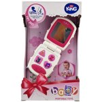 Lamps Baby telefon růžový na baterie – Zboží Dáma